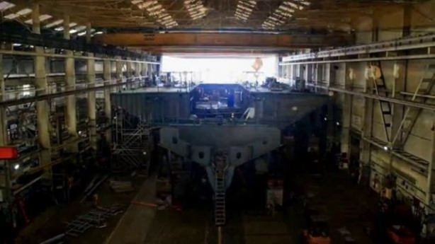 Foto - Devasa gemiler böyle yapılıyor