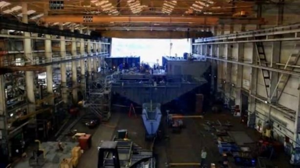 Foto - Devasa gemiler böyle yapılıyor