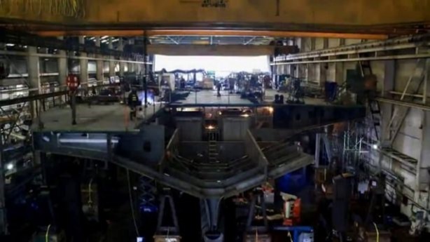 Foto - Devasa gemiler böyle yapılıyor