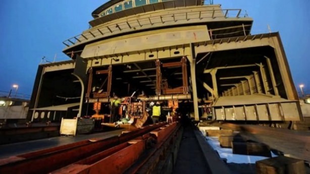 Foto - Devasa gemiler böyle yapılıyor