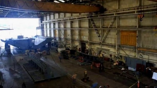 Foto - Devasa gemiler böyle yapılıyor