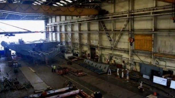 Foto - Devasa gemiler böyle yapılıyor