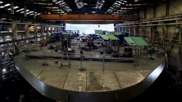 Foto - Devasa gemiler böyle yapılıyor