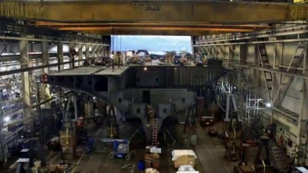 Foto - Devasa gemiler böyle yapılıyor