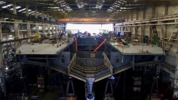 Foto - Devasa gemiler böyle yapılıyor