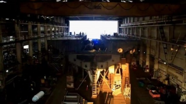 Foto - Devasa gemiler böyle yapılıyor