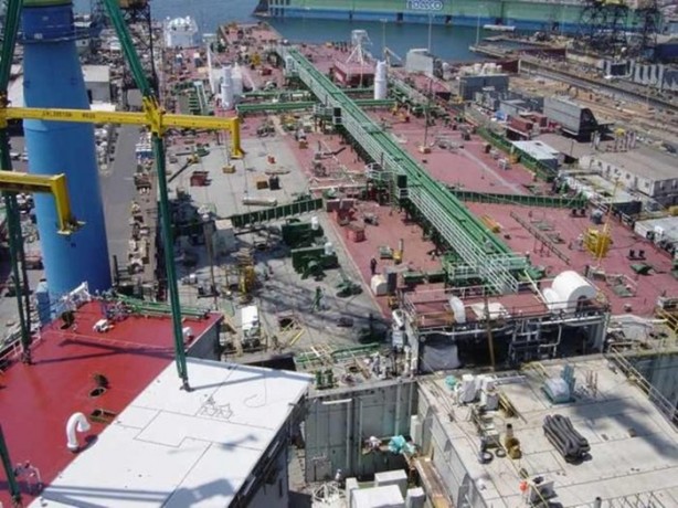 Foto - Devasa gemiler işte böyle yapılıyor