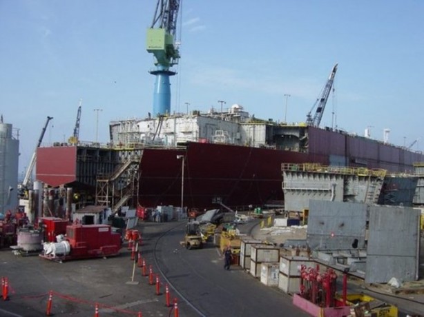 Foto - Devasa gemiler işte böyle yapılıyor