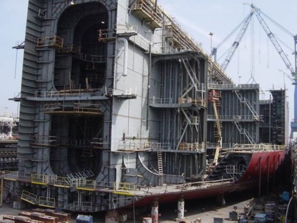 Foto - Devasa gemiler işte böyle yapılıyor