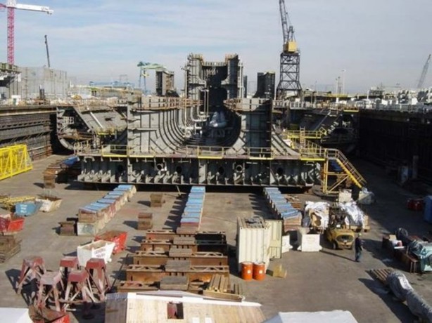 Foto - Devasa gemiler işte böyle yapılıyor