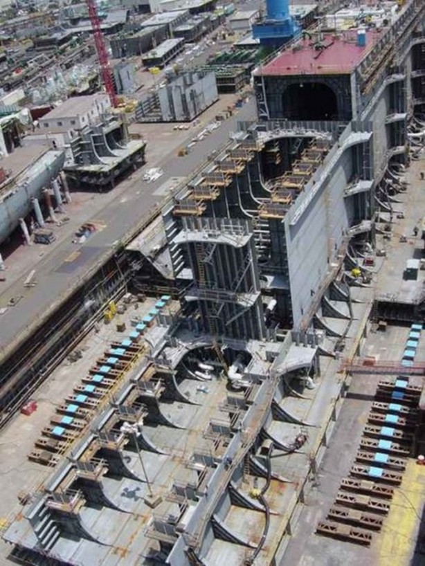 Foto - Devasa gemiler işte böyle yapılıyor