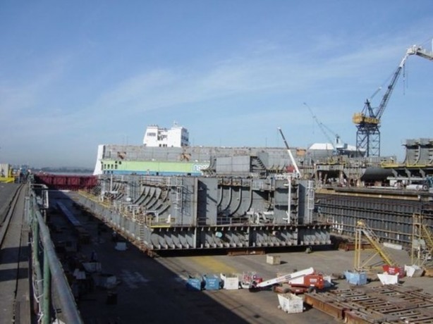 Foto - Devasa gemiler işte böyle yapılıyor