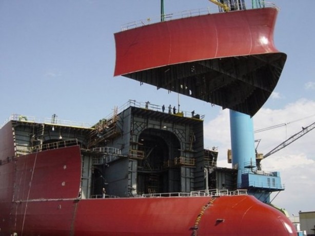 Foto - Devasa gemiler işte böyle yapılıyor