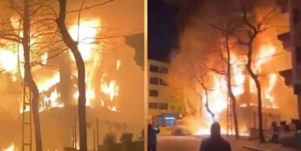 Devasa yangın söndürüldü