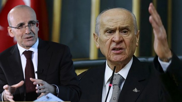 Devlet Bahçeli ile Mehmet Şimşek arasında şok "emekli maaşı" diyaloğu! O iddia gündemi sarstı! Emekli zammı için bunu istemiş 