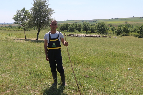 Foto - Devlet desteğiyle genç yaşta sürü sahibi oldu