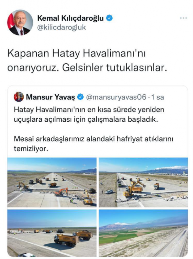 Foto - Devletin bütün koltuklarını Kılıçdaroğlu'na verin! Bu acıda böyle ayıp olmaz