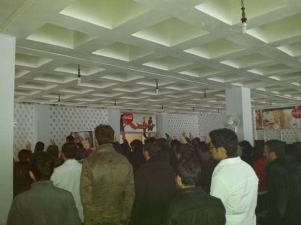 Foto - Dicle Üniversitesi Tıp Fakültesi 'sözde' öğrencilerinden PKK’ya destek eylemi