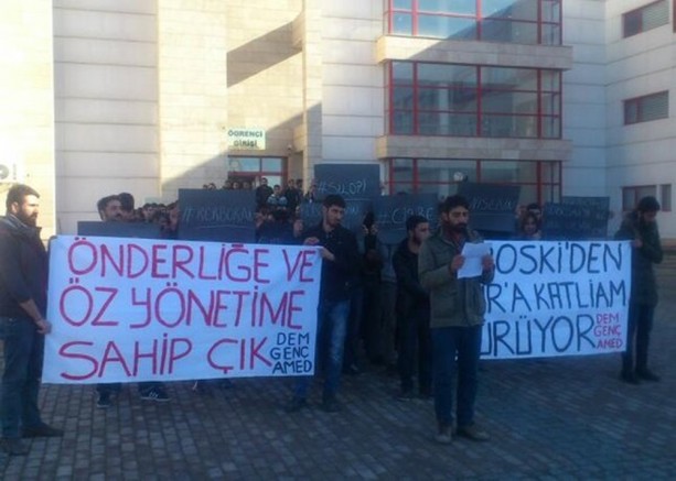 Foto - Dicle Üniversitesi Tıp Fakültesi 'sözde' öğrencilerinden PKK’ya destek eylemi