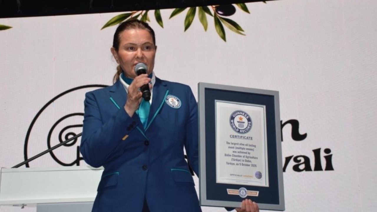 Foto - Didim Zeytin Festivali’nde gelen unvan! Zeytinyağı tadımında ‘Guinness Rekor’u kırıldı