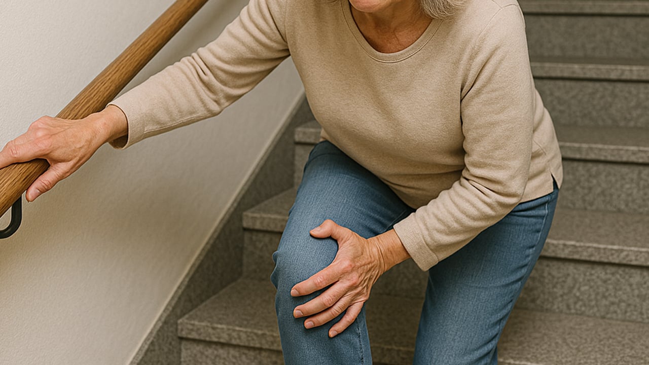 Dikkat! Merdivenler herkes için yararlı değil! Diz ağrısı olanlar için önemli ipuçları