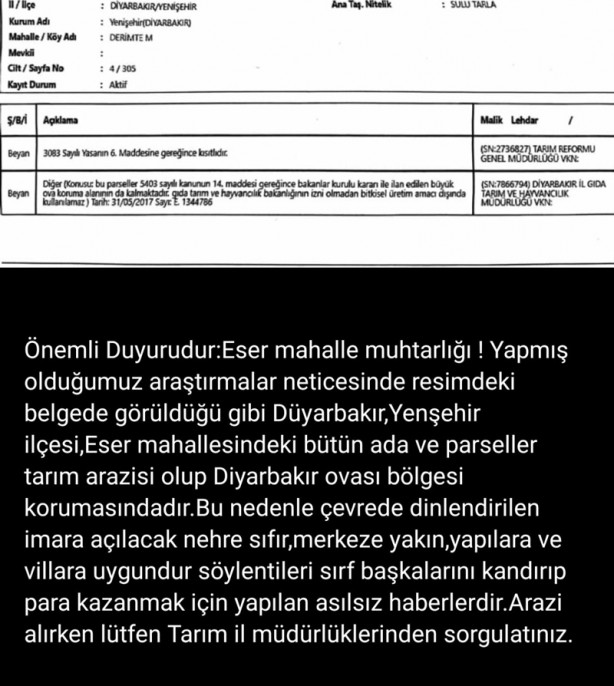 Foto - Dikkat sizin de başınıza gelebilir! Millete bu arazileri kilitlemeye çalışıyorlar