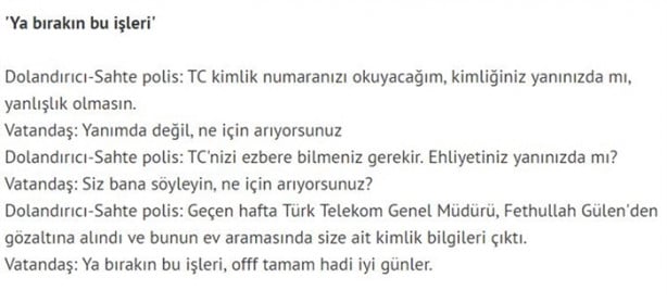 Foto - Dikkat! Telefonda bu sözlerle dolandırıyorlar!