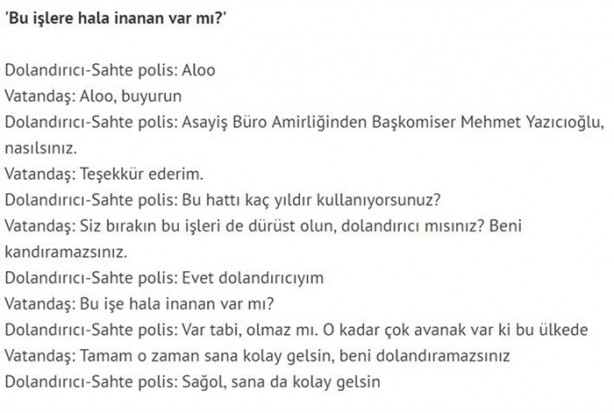 Foto - Dikkat! Telefonda bu sözlerle dolandırıyorlar!