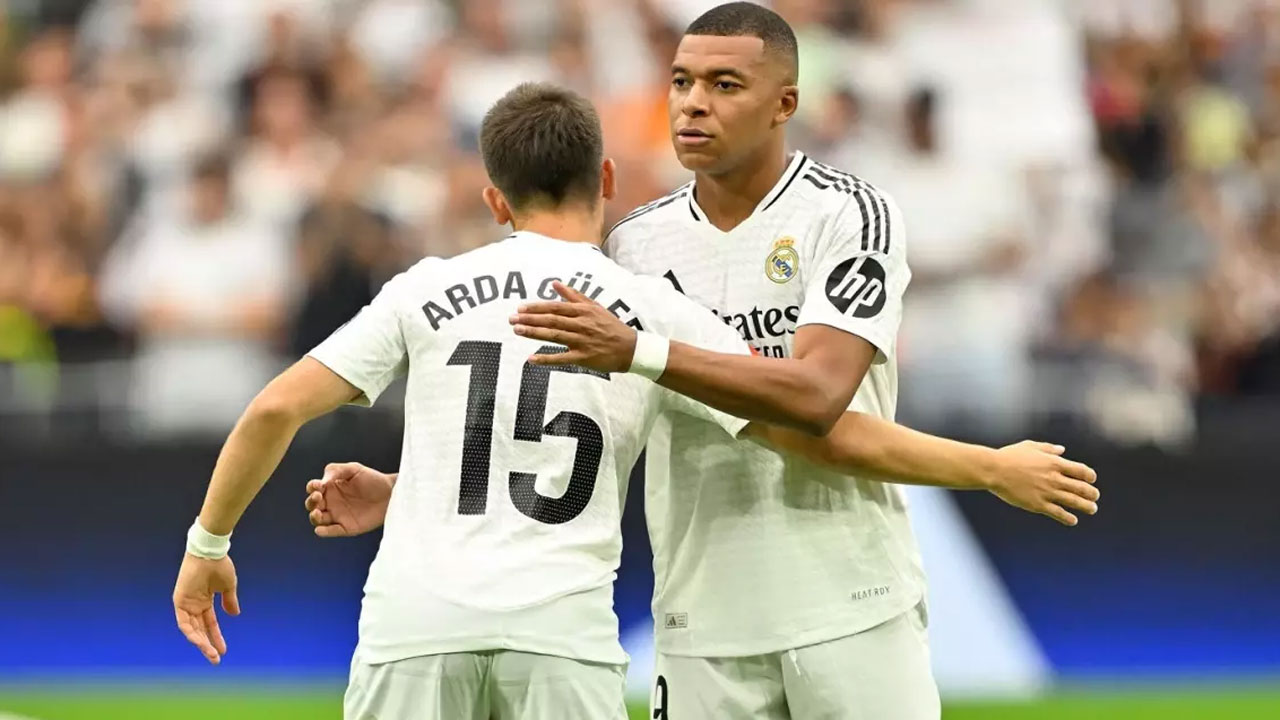 Dikkatlerden kaçmadı! Arda Güler gol attı Mbappe'nin yüzü düştü