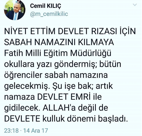 Foto - Din karşıtı din hocası!