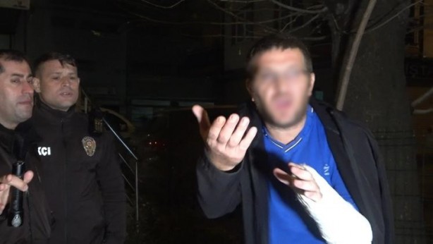 Foto - Direksiyona hem alkollü hem kolu kırık oturdu! Dehşet saçtı