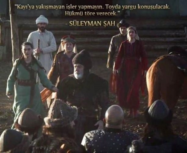 Foto - Diriliş Ertuğrul'dan efsane sözler