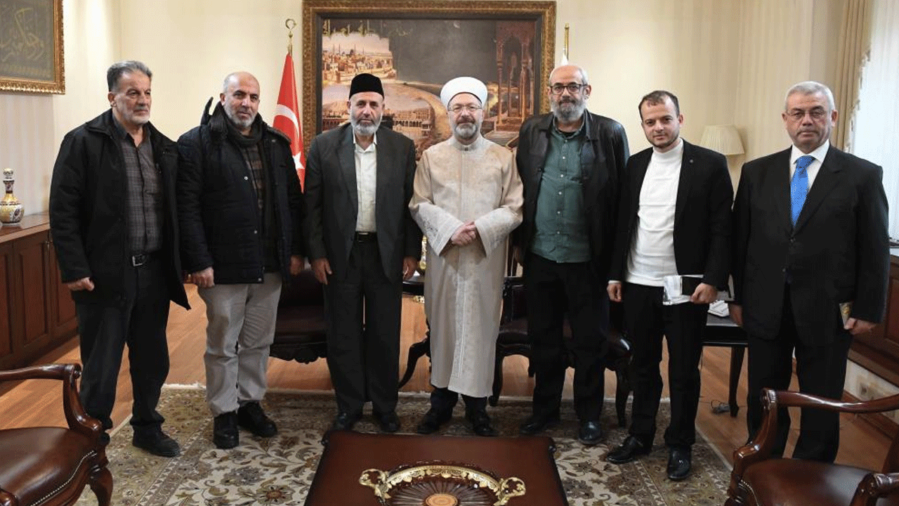 Foto - Diyanet İşleri Başkanı Ali Erbaş'a önemli misafir