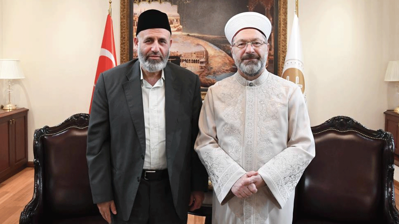 Diyanet İşleri Başkanı Ali Erbaş'a önemli misafir