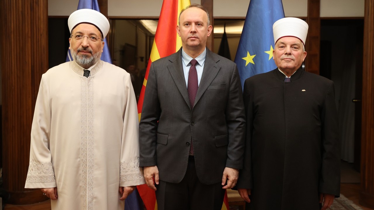 Diyanet İşleri Başkanı Arpaguş, Kuzey Makedonya’da bir dizi ziyarette bulundu 