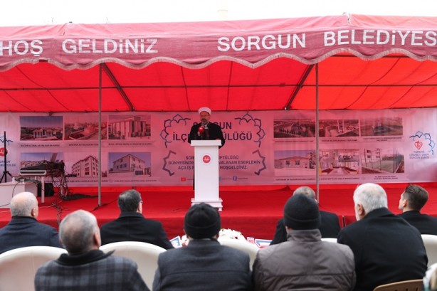 Foto - Diyanet İşleri Başkanı Erbaş, 12 eserin toplu açılış töreninde konuştu