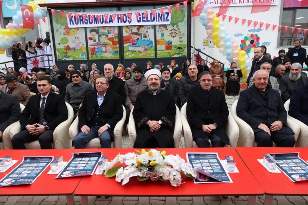 Diyanet İşleri Başkanı Erbaş, 12 eserin toplu açılış töreninde konuştu