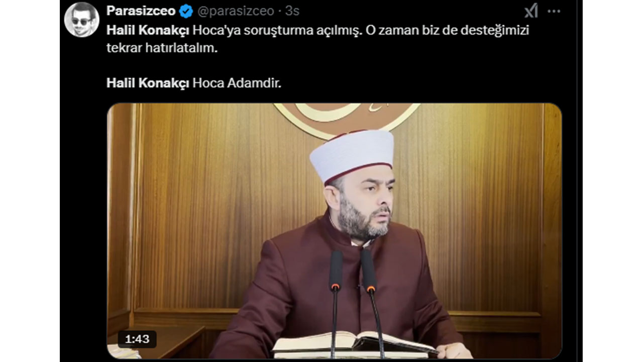 Foto - Diyanet personeli ayağına kadar gitti! Halil Konakçı Hoca hakkında kamuoyunu ayağa kaldıran karar
