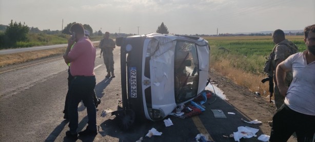 Foto - Diyarbakır'da feci kaza: 3 yaralı
