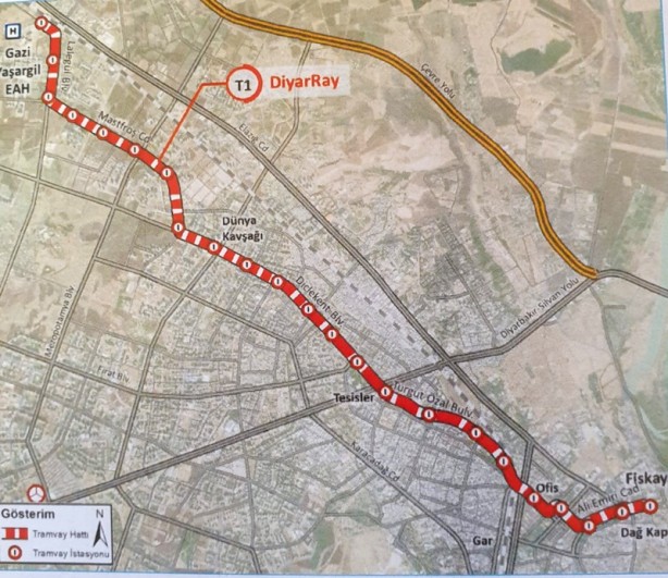 Foto - Diyarbakır'da heyecanla beklenen hafif raylı sistem için ilk adım atıldı