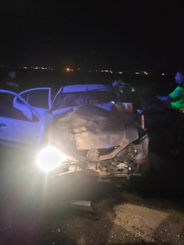 Foto - Diyarbakır’da iki otomobilin çarpıştığı kazada 4 kişi yaralandı