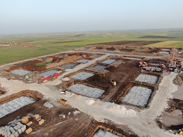 Foto - Diyarbakır'da TOKİ konutları için hummalı çalışma