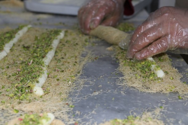 Foto - Diyarbakır'ın tescilli burma kadayıfı bayramda da lezzet katacak