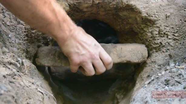 Foto - Doğadaki malzemelerden öyle bir şey yaptı ki!