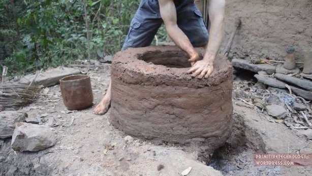 Foto - Doğadaki malzemelerden öyle bir şey yaptı ki!