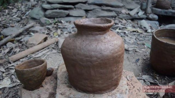 Foto - Doğadaki malzemelerden öyle bir şey yaptı ki!