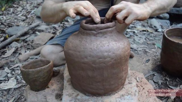 Foto - Doğadaki malzemelerden öyle bir şey yaptı ki!