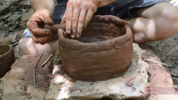 Foto - Doğadaki malzemelerden öyle bir şey yaptı ki!