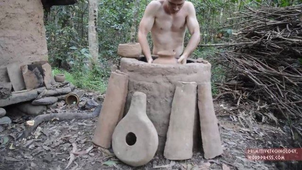 Foto - Doğadaki malzemelerden öyle bir şey yaptı ki!