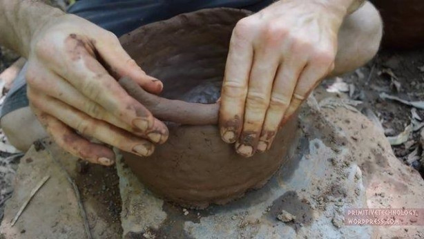 Foto - Doğadaki malzemelerden öyle bir şey yaptı ki!